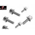 Bofix Sac A 25 échappement Flensbout M6X25 en acier inoxydable