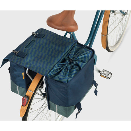 Sacoche vélo double Urban Proof 40L - bleu vert