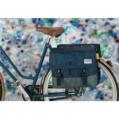 Sacoche vélo double Urban Proof 40L - bleu vert