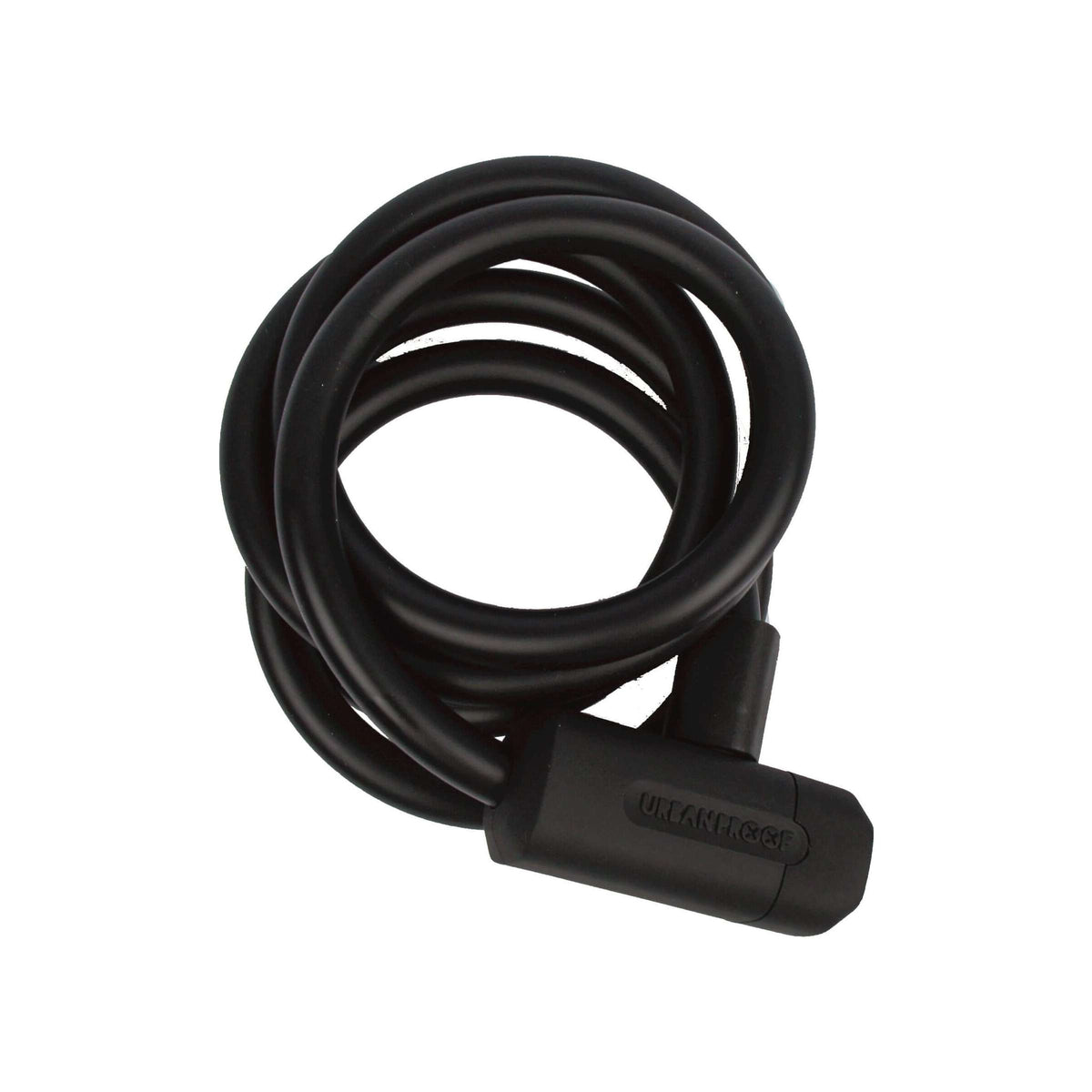 Verrou en spirale à l'épreuve urbaine 12 mm * 150 cm noir
