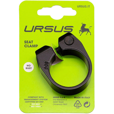 Collier de tige de selle Ursus ø37,0 mm aluminium - noir