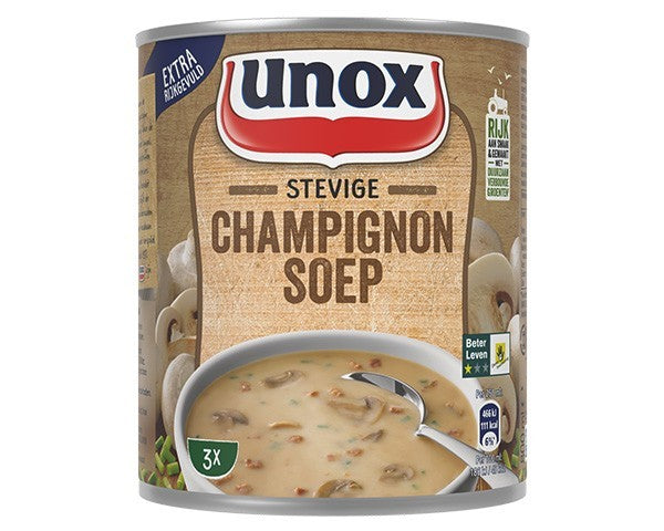 Soupe copieuse aux champignons Unox (6x 0,8 litre)