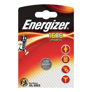Energizer lithium 3v cr1616 blister 1 pièce