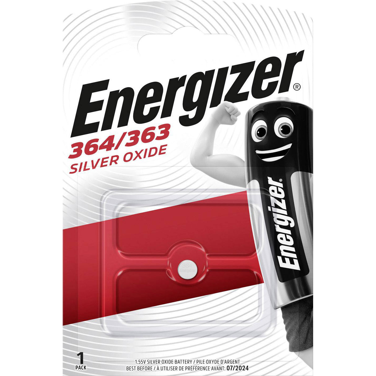 Energizer SR60 SR621 SW Pile bouton 1,55V 364 363 blister