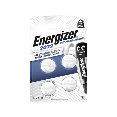 Enerdis pile bouton électrificateur ultime lithium 3v cr2032 (4pcs)
