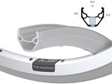 Jante Rigida ryde 28 (622) zac-2000 36 14 argent (sol)