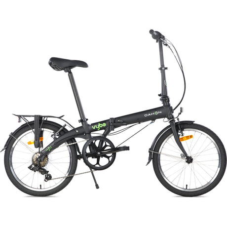 Dahon Pliage Bike 20 Vybe D7 Shadow with V -brake - (ombre) Matt Black