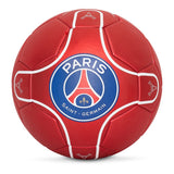 Ballon de football Paris Saint-Germain rouge métallisé taille 5 (p24191)