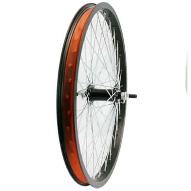 HB Front Wheel 20 Freestyle 10mm Axle Black 48 Spk