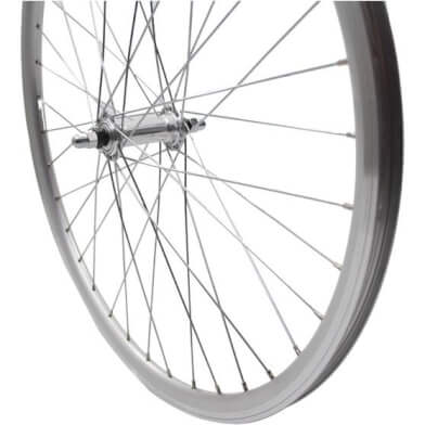 Roue avant Roland 26 x 1,75 fixe aluminium profil V argent zinc spk