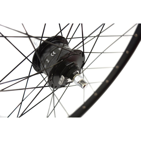 Roue avant Velox mach1 m910 28 shimano dyn. disque noir