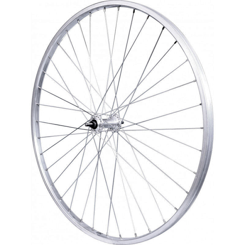 Roue avant Velox mach1 m110 28 axe plein urbain argent