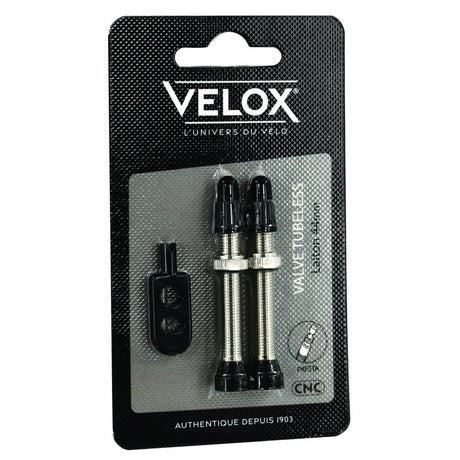 Valve tubeless Velox 44mm fv laiton (2pcs)
