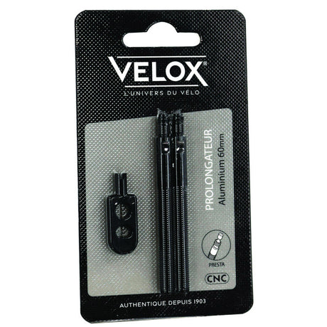 Rallonge de valve Velox 60mm à moitié vissée (2pcs)