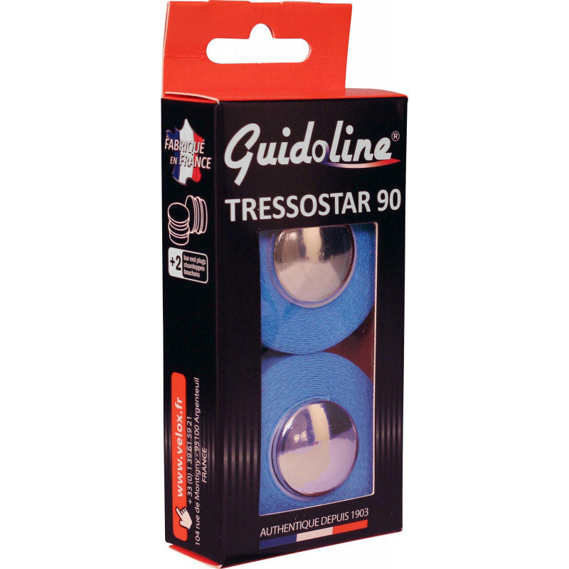 Guidon Velox tressostar 90 coton bleu ciel (2 pcs)