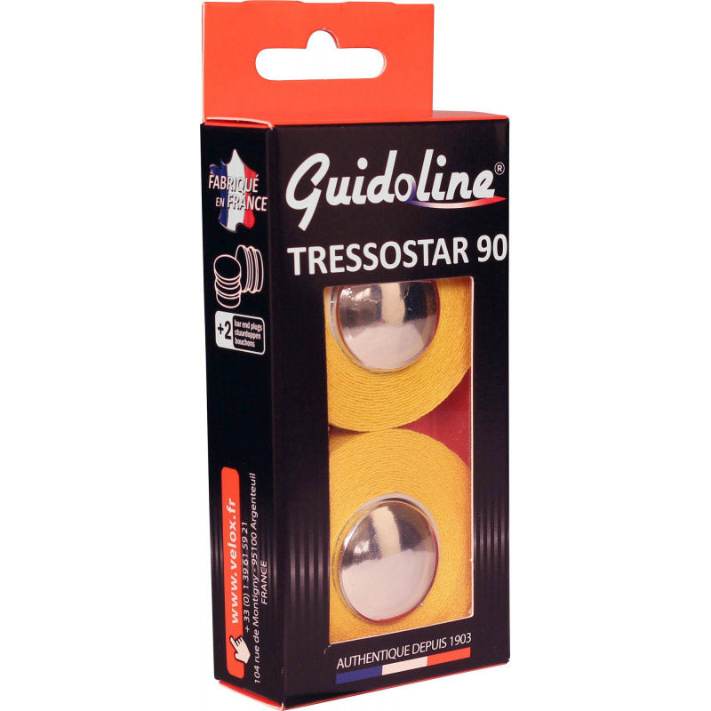 Cinta de mango de velrox Tressostar 90 Algodón amarillo (2st)