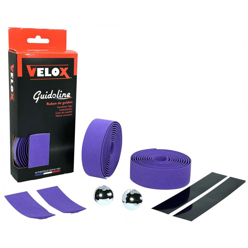 Velox stuurtape maxi cork paars (2st)