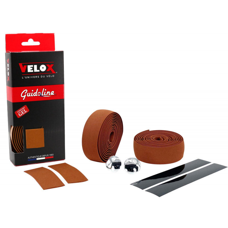 Velox -styret maxi Cork Gel Brown (2: a)