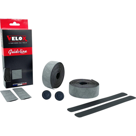Guidon Velox ultra grip 2.5 gris (2pcs)