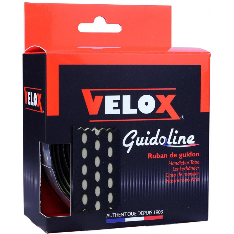 Guidon Velox bicolore 3.0 noir gris (2 pièces)