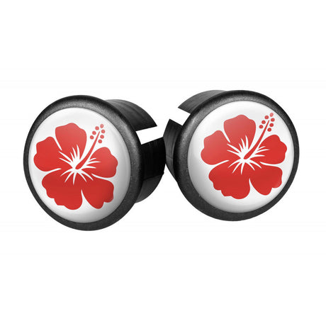 Capuchon de guidon Velox fleurs hawaïennes (2pcs)