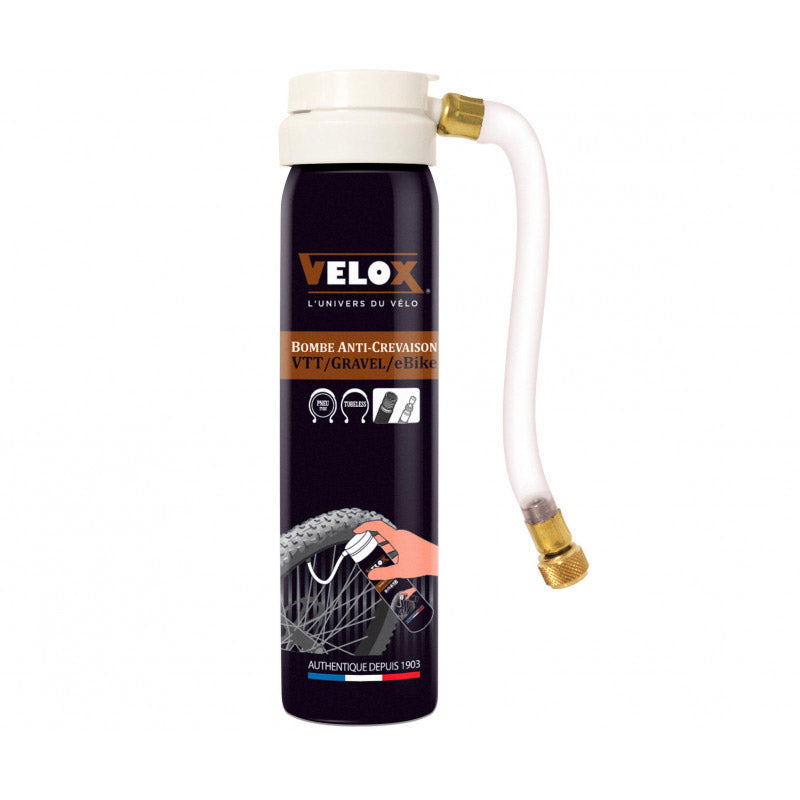 Velox fluide réparateur vtt gravier presta schrader 75ml
