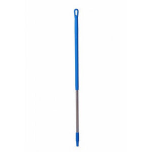 Poignée Vikan aluminium avec poignée bleue 150 33 mm