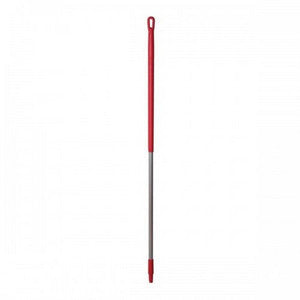 Poignée Vikan aluminium avec poignée rouge (150 33 mm)