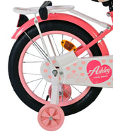 Vélo enfant Volare Ashley - filles - 16 pouces - rose rouge