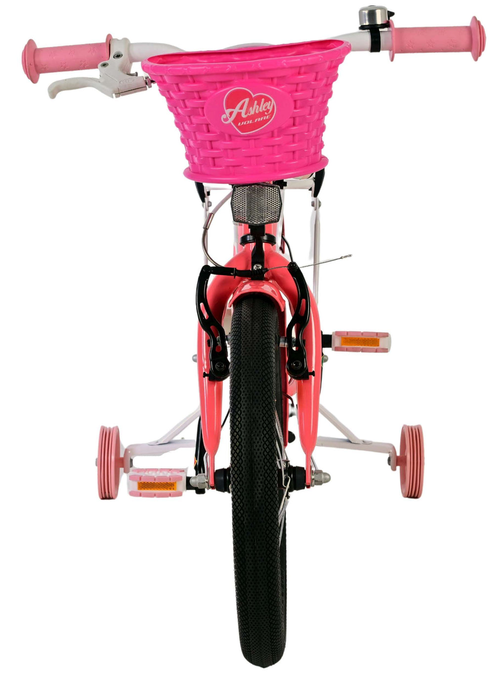 Vélo enfant Volare Ashley - filles - 16 pouces - rose rouge