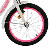 Vélo enfant Volare Ashley - filles - 18 pouces - blanc