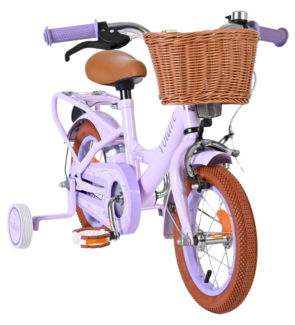 Vélo enfant Volare Ashley - filles - 12 pouces - lilas