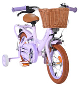 Vélo enfant Volare Ashley - filles - 12 pouces - lilas