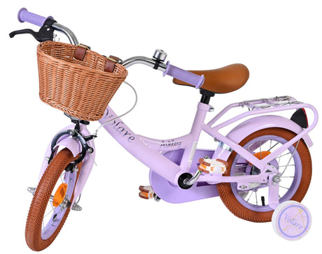 Vélo enfant Volare Ashley - filles - 12 pouces - lilas