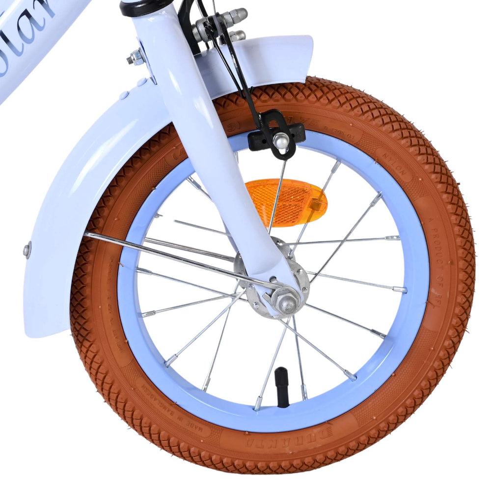 Vélo pour enfants Volare Ashley - filles - 12 pouces - bleu pastel - deux freins à main
