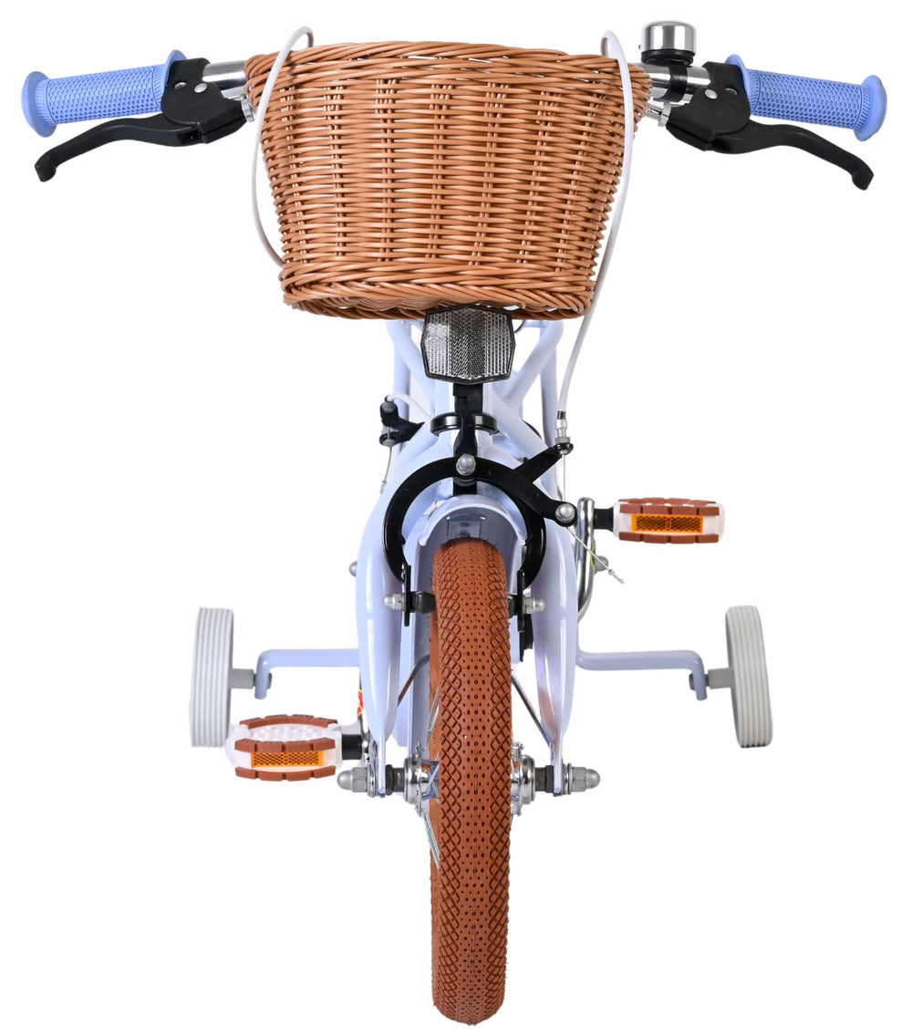 Vélo pour enfants Volare Ashley - filles - 12 pouces - bleu pastel - deux freins à main