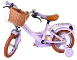 Vélo pour enfants Volare Ashley - filles - 12 pouces - lilas - deux freins à main