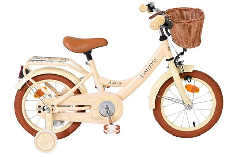 Vélo pour enfants Volare Ashley - filles - 14 pouces - crème