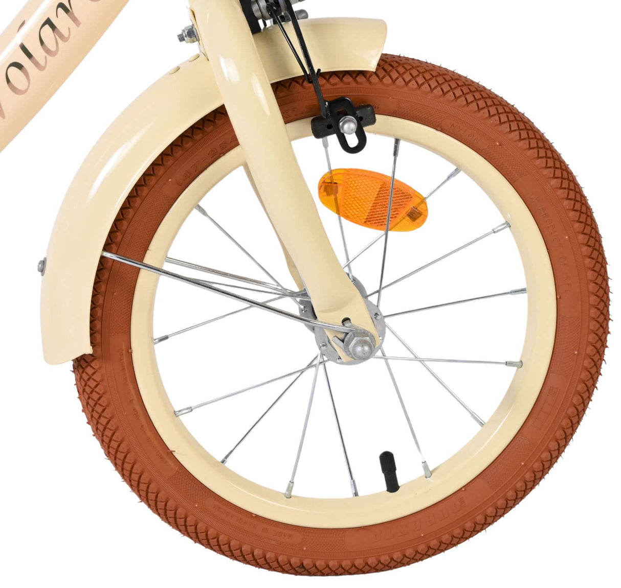 Vélo pour enfants Volare Ashley - filles - 14 pouces - crème