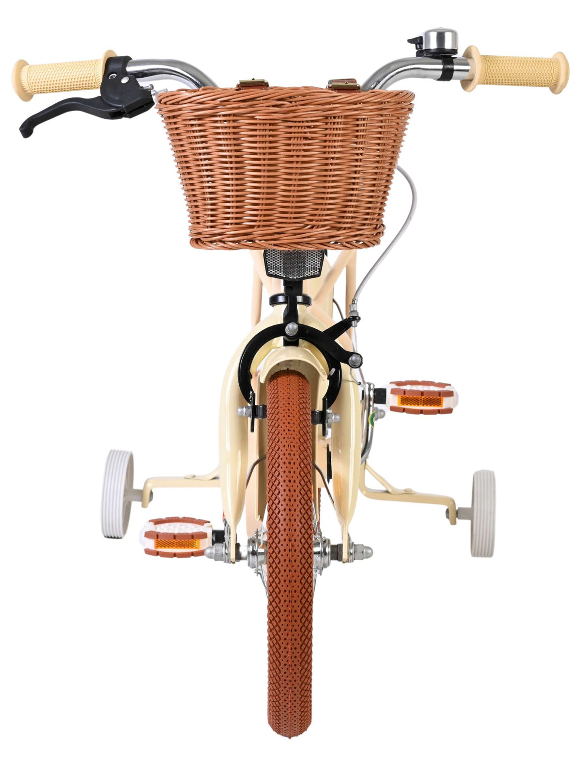 Vélo pour enfants Volare Ashley - filles - 14 pouces - crème