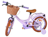 Vélo enfant Volare Ashley - filles - 14 pouces - lilas