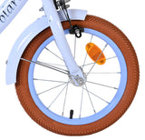 Vélo pour enfants Volare Ashley - filles - 14 pouces - bleu pastel