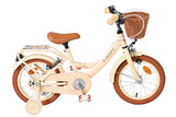 Vélo pour enfants Volare Ashley - filles - 14 pouces - crème - deux freins à main