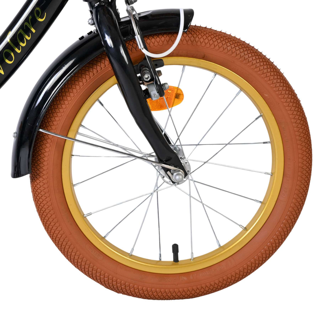 Vélo enfant Volare Ashley - filles - 16 pouces - noir
