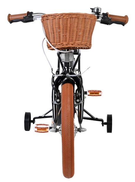 Vélo pour enfants Volare Ashley - filles - 16 pouces - noir - deux freins à main