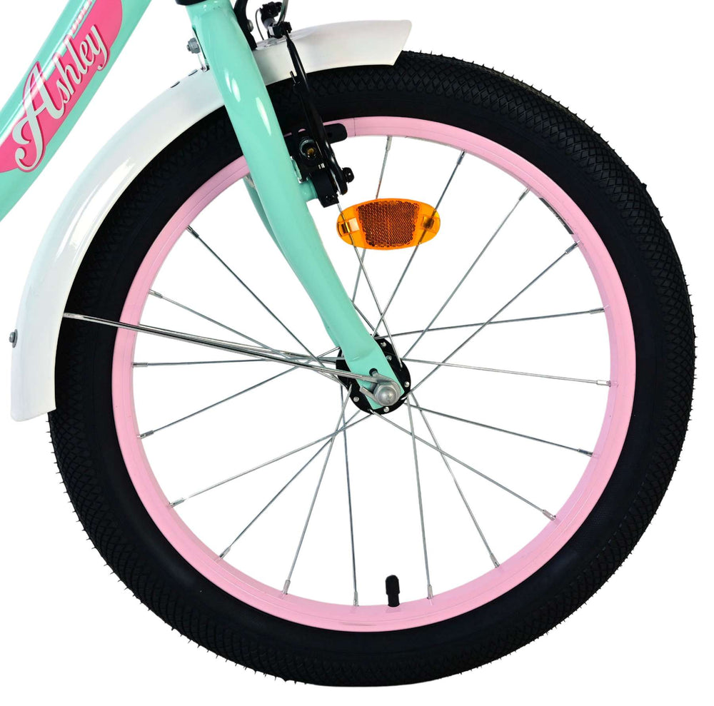 Vélo enfant Volare Ashley - filles - 18 pouces - vert