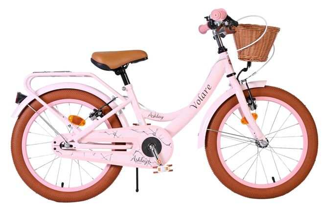 Vélo pour enfants Volare Ashley - filles - 18 pouces - rose - deux freins à main