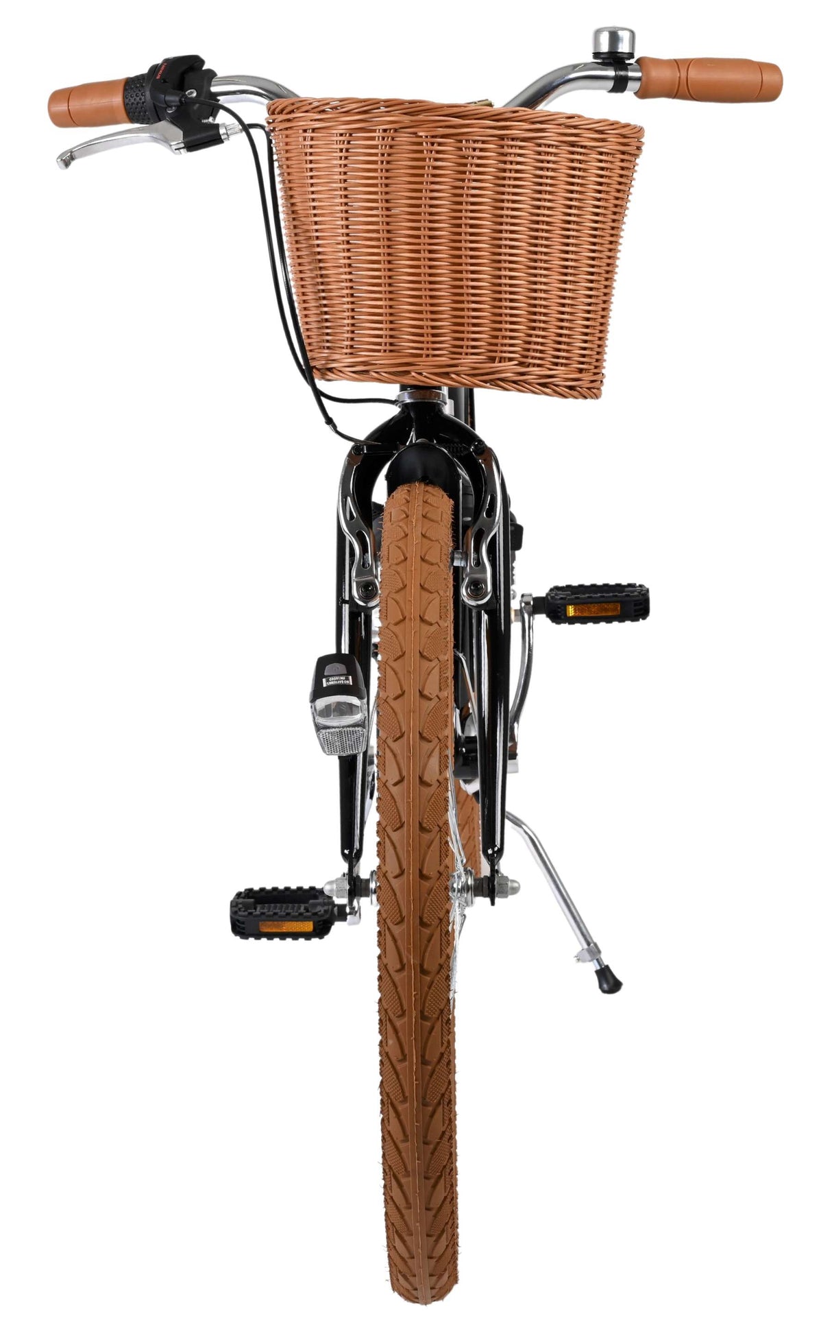Volare ashley kinderfiets - meisjes - 24 inch - zwart - nexus 3