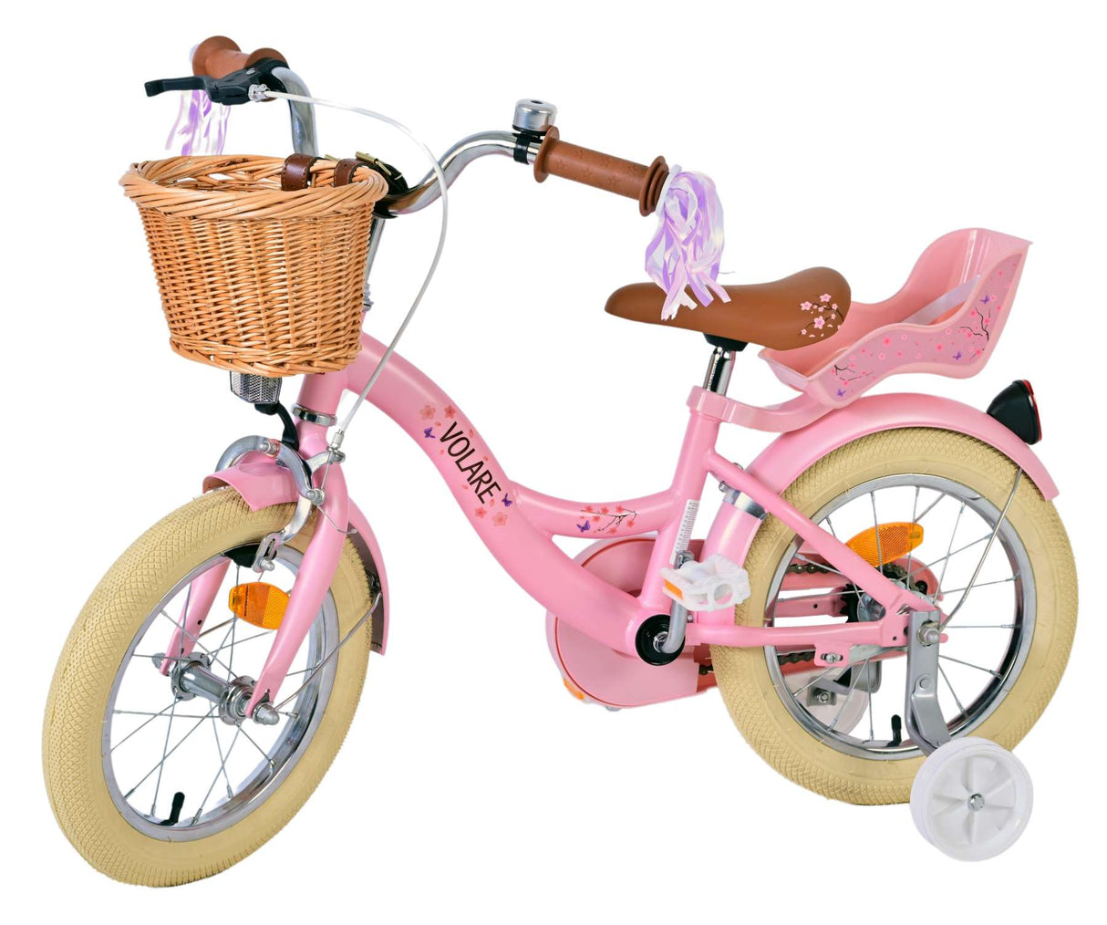 Volare Blossom Kinderfiets Meisjes 14 inch Roze