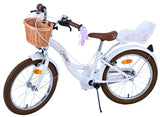 Volare Blossom Children's Bicycle Girls 18 pulgadas blancas de dos manos frenos